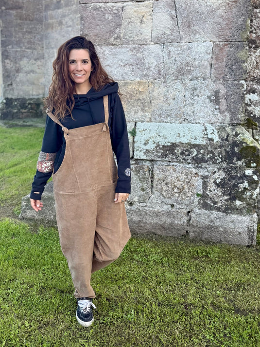 Brown Corduroy Overall