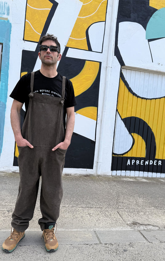 Chocolate Corduroy Overall