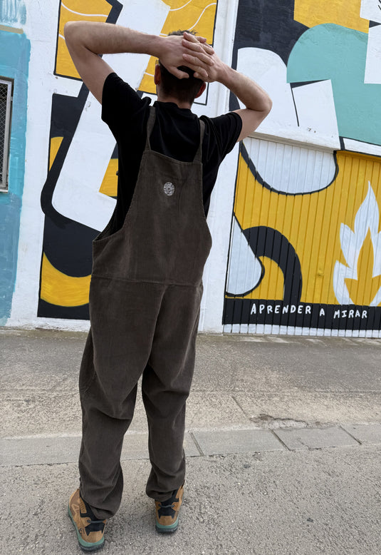 Chocolate Corduroy Overall