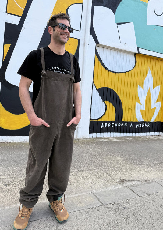 Chocolate Corduroy Overall