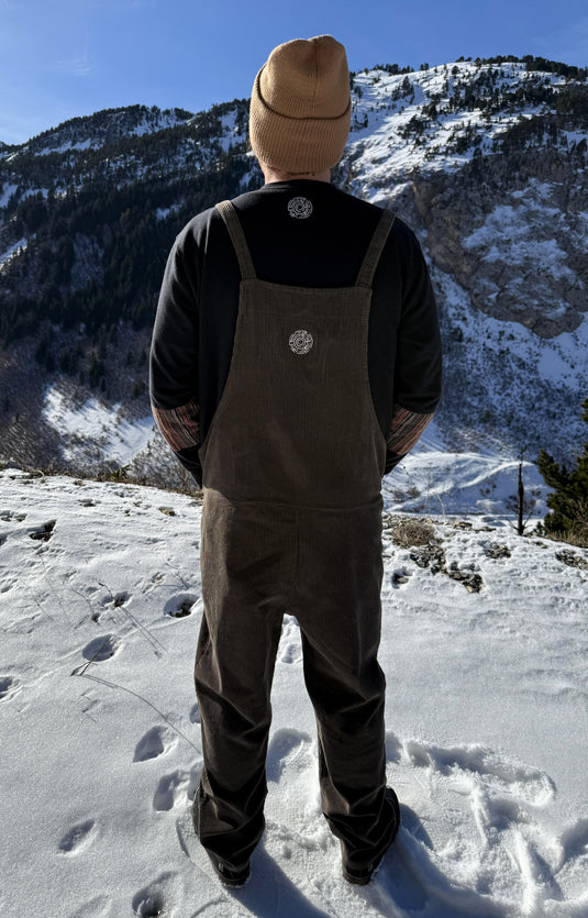 Chocolate Corduroy Overall
