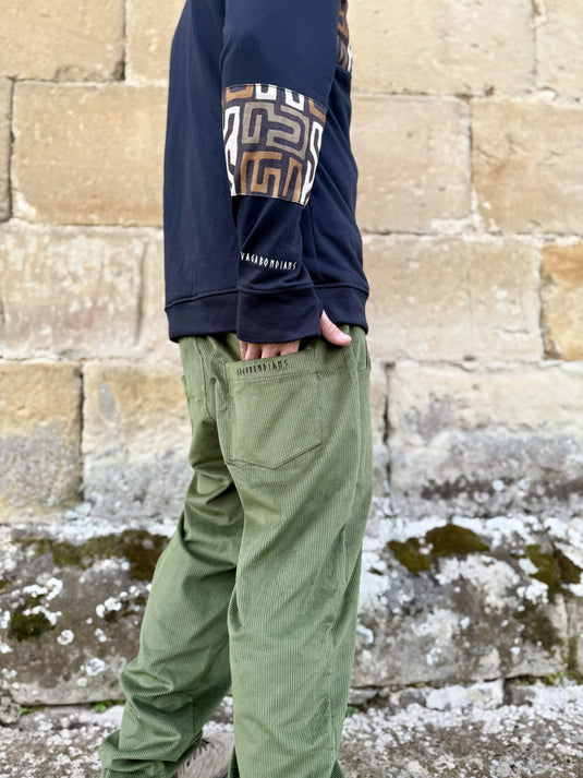 Green Corduroy Pants