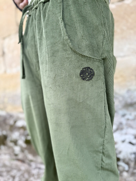 Green Corduroy Pants