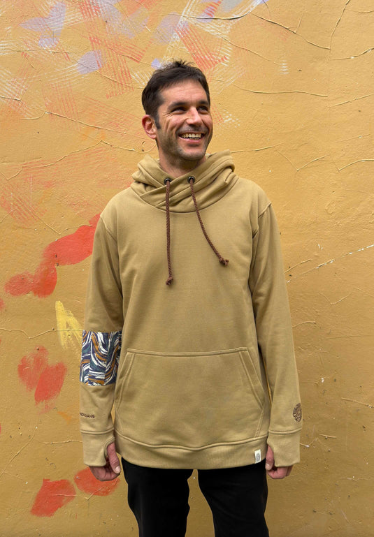 HOODIE NATURA FUNK SAND - ES - vagabondians