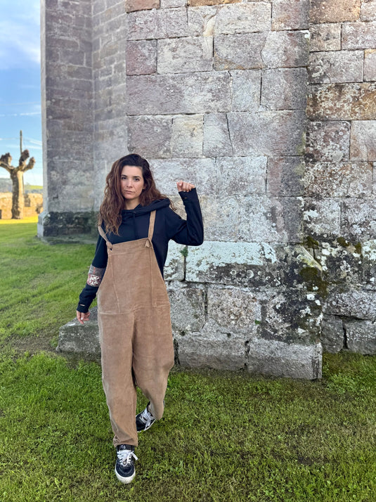 Brown Corduroy Overall