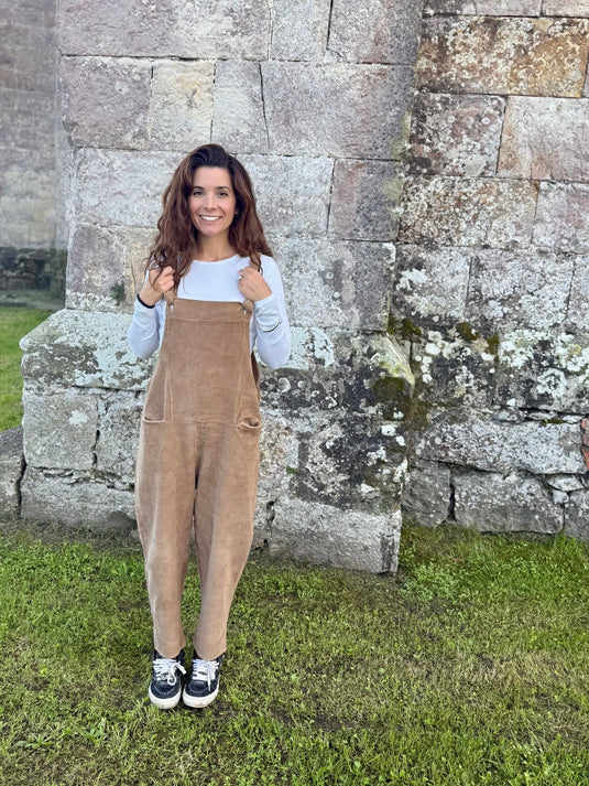 Brown Corduroy Overall