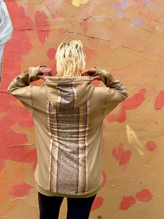 HOODIE NATURA YANTRART SAND