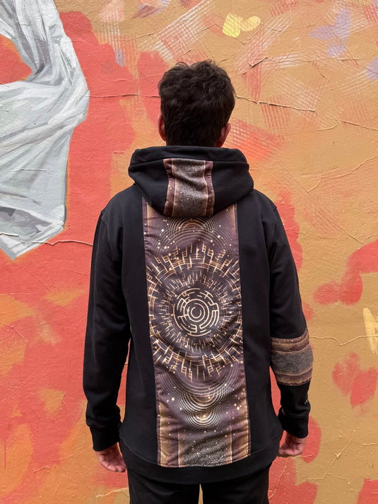 HOODIE NATURA YANTRART BLACK