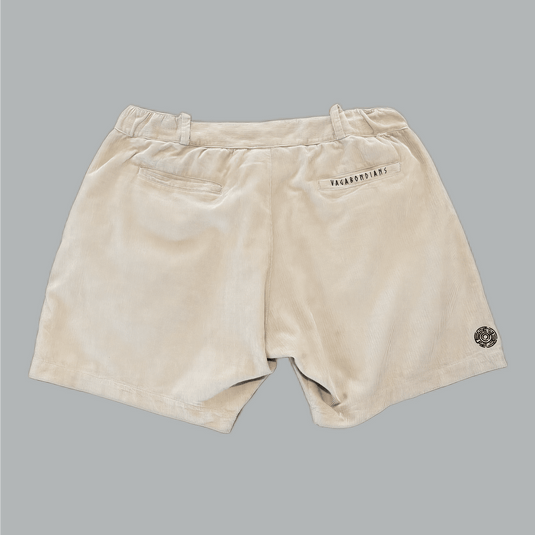 Corduroy short beige