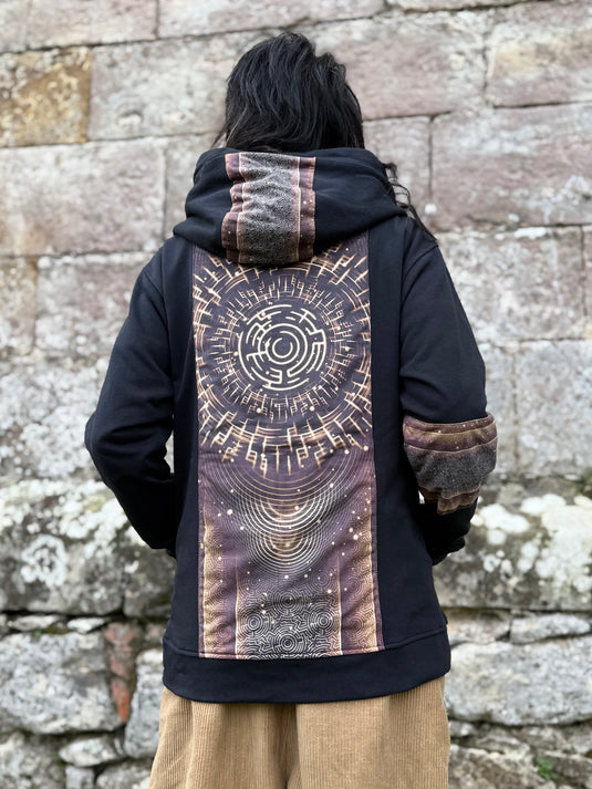 HOODIE NATURA YANTRART BLACK