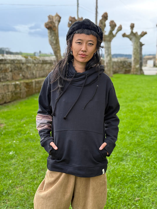 HOODIE NATURA YANTRART BLACK