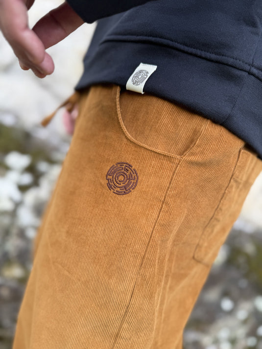 Almond Corduroy Pants